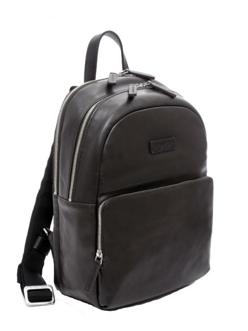 ICONIC NEW YORK Zaino porta PC 15" in pelle testamoro - Zaini da lavoro porta PC