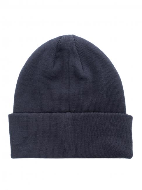 Berretto beanie con risvolto  blu - Cappelli