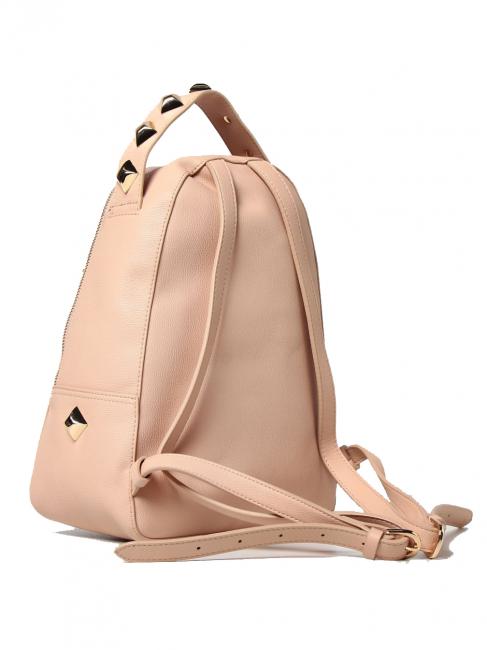 SQUARED STUDS Zaino con borchie e zip cuban sand - Borse Donna