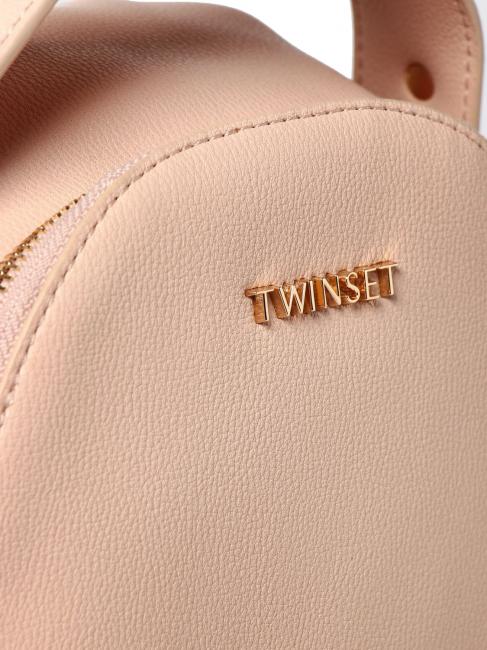 SQUARED STUDS Zaino con borchie e zip cuban sand - Borse Donna