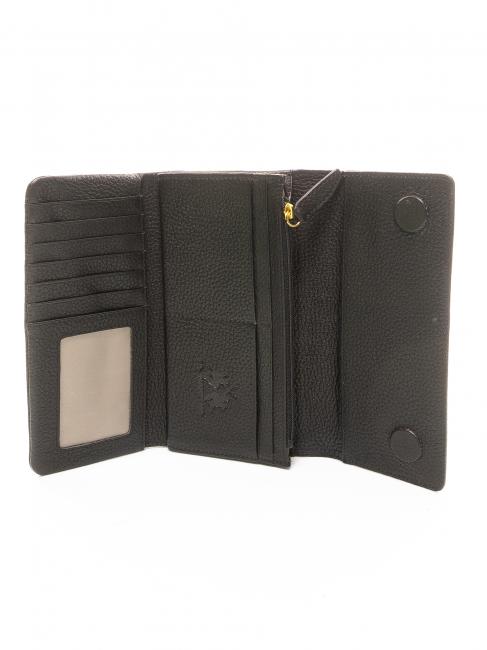 HERITAGE Portafoglio Continental in pelle nero - Portafogli Donna