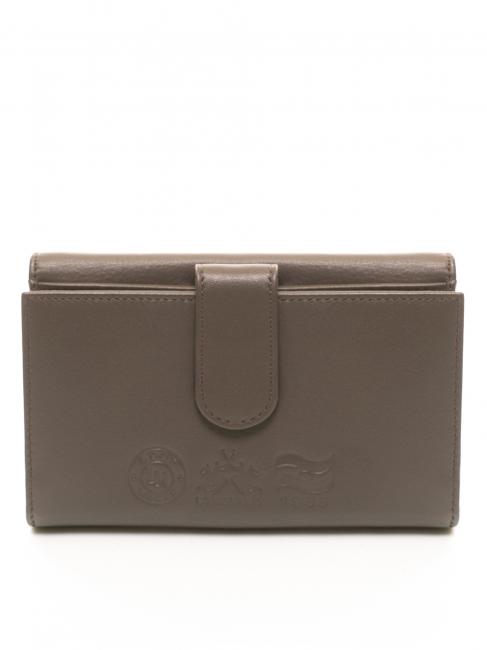 HERITAGE Portafoglio in pelle taupe - Portafogli Donna