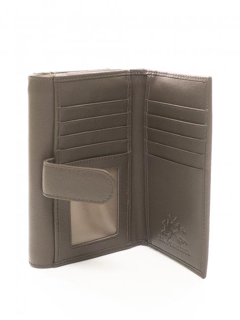 HERITAGE Portafoglio in pelle taupe - Portafogli Donna