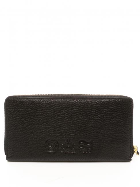 HERITAGE Portafoglio Donna in pelle nero - Portafogli Donna