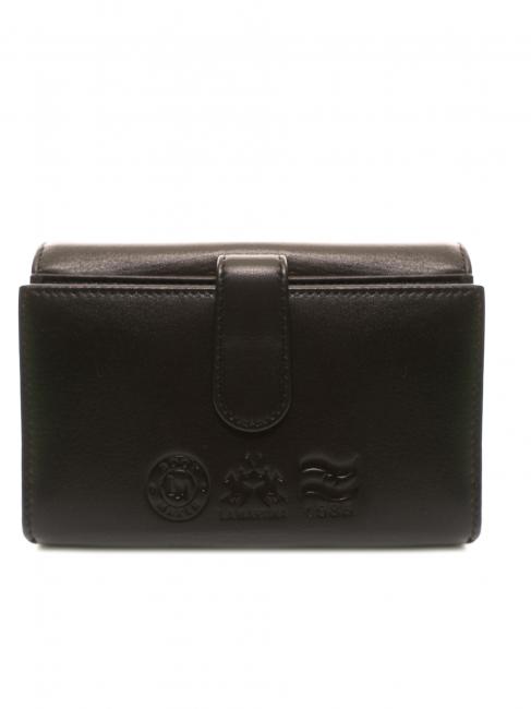 HERITAGE Portafoglio in pelle nero - Portafogli Donna