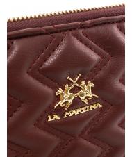 LA MARTINA ANGELINA Pochette a mano burgundy - Borse Donna - 4
