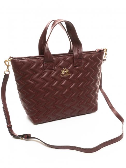 ANGELINA Shopper a mano, con tracolla burgundy - Borse Donna