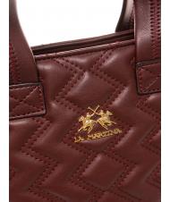 LA MARTINA ANGELINA Shopper a mano, con tracolla burgundy - Borse Donna - 3