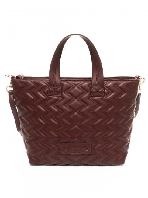 ANGELINA Shopper a mano, con tracolla burgundy - Borse Donna