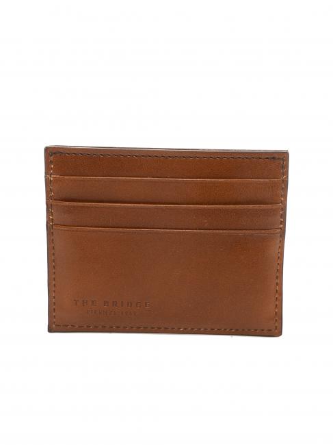 LEDA Portafoglio porta carte in pelle MARRONE - Portafogli Donna
