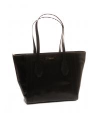 THE BRIDGE GIOVANNA Borsa shopping media in pelle Nero Oro - Borse Donna - 2