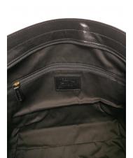 THE BRIDGE GIOVANNA Borsa shopping media in pelle Nero Oro - Borse Donna - 5