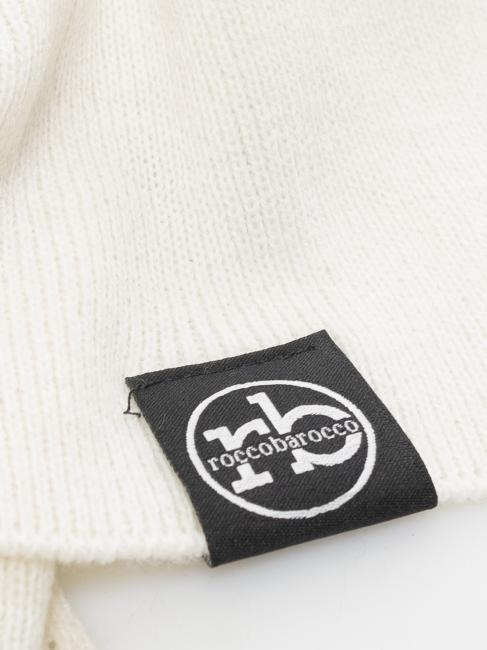 Set sciarpa e berretto beanie  off white - Sciarpe