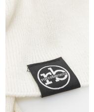 ROCCOBAROCCO Set sciarpa e berretto beanie  off white - Sciarpe - 5