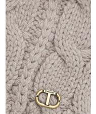 TWINSET Cappello con Pompon  grigio melange chiaro - Cappelli - 2