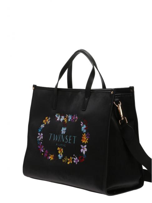 Borsa a mano, con tracolla Stampa floreale ric.oval t flower - Borse Donna