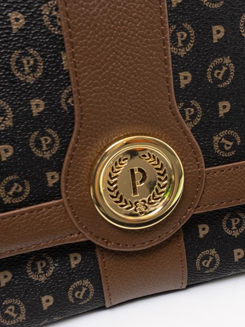 HERITAGE Borsa a tracolla nero marrone - Borse Donna