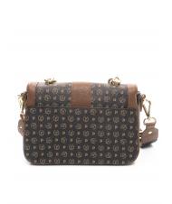 POLLINI HERITAGE Borsa a tracolla nero marrone - Borse Donna - 4