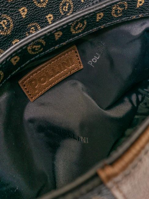 HERITAGE Borsa a tracolla nero marrone - Borse Donna