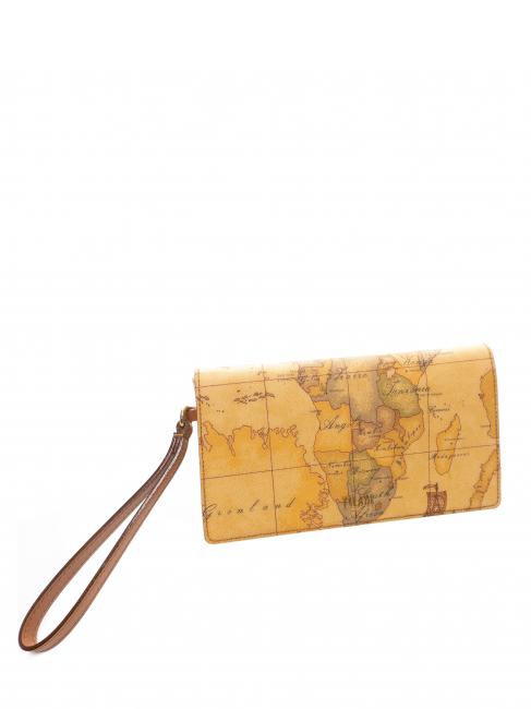 GEO CLASSIC Pochette con patta e laccetto NATURALE - Borse Donna