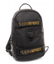 PLEIN SPORT ALPHA Zaino black-gold - Zaini da lavoro porta PC - 4