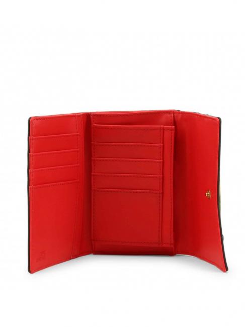 Portafoglio medio logo  rosso - Portafogli Donna