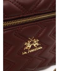 LA MARTINA ANGELINA Tracollina piatta burgundy - Borse Donna - 3