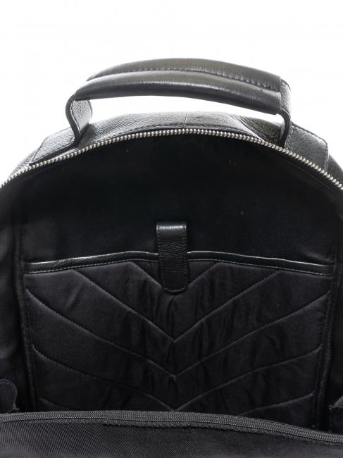 TECH Zaino in pelle porta PC 13" nero - Zaini da lavoro porta PC