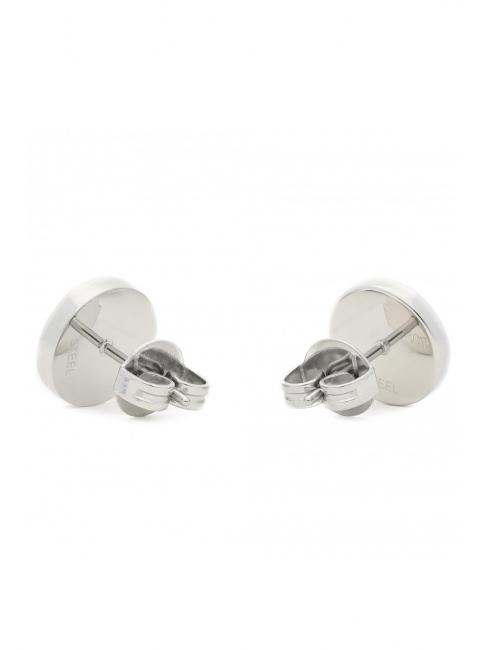 BUTTON LOGO AND CRYSTAL STUDS Orecchini SILVER - Orecchini