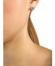 GUESS 4G LOGO CRYSTAL STUD Orecchini SILVER - Orecchini - 2