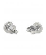 GUESS 4G LOGO CRYSTAL STUD Orecchini SILVER - Orecchini - 3