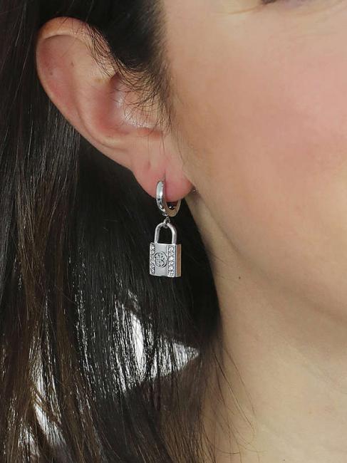4G PADLOCK HUGGIES Orecchini SILVER - Orecchini