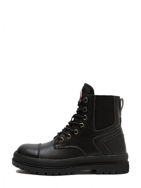 CONNOR  Anfibi da bambino premium black - Scarpe Bambino