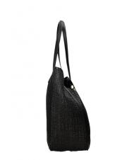 ERMANNO SCERVINO GIOVANNA Straw Shopping Bag black - Borse Donna - 3