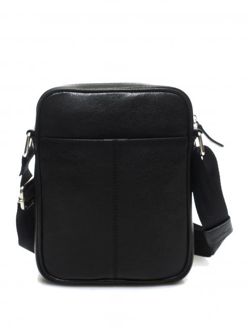 TECH Borsello in pelle nero - Tracolle Uomo