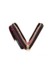POLLINI HERITAGE  Portafoglio grande con tasca nero lacca - Portafogli Donna - 3