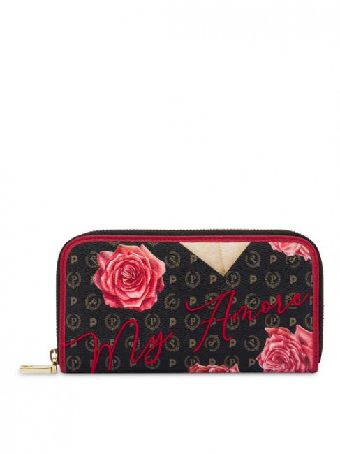 HERITAGE MY AMOR Portafoglio grande zip around Nero - Portafogli Donna