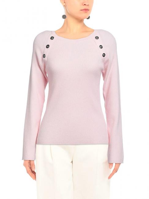 KHALED Maglioncino bottoncini pink - Maglie Donna