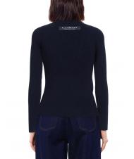 JOHN RICHMOND DESTINYS Maglioncino dolcevita bottoncini blue - Maglie Donna - 3