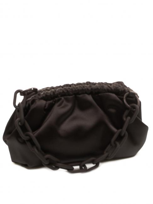 THALIA FRAME Clutch piccola satin NERO - Borse Donna