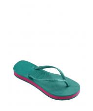HAVAIANAS SLIM FLATFORM Infradito green freshness - Scarpe Donna - 2