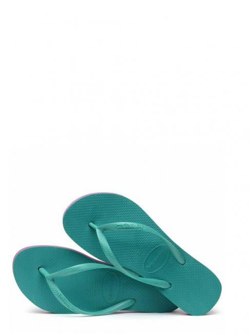 SLIM FLATFORM Infradito green freshness - Scarpe Donna