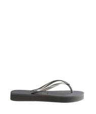 HAVAIANAS SLIM FLATFORM Infradito steel/grey - Scarpe Donna - 3