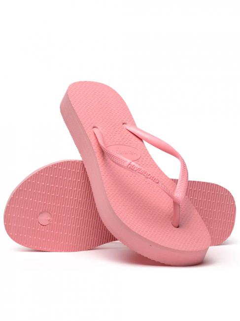 SLIM FLATFORM Infradito macaron pink - Scarpe Donna