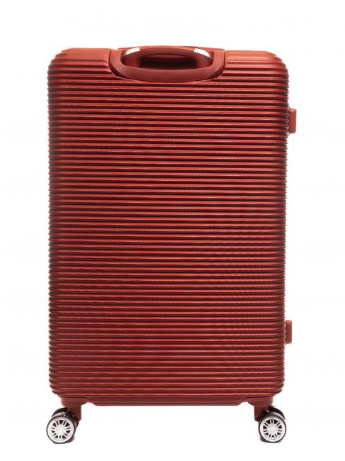 LUCKY Set 3 trolley: cabin, medio, grande rosso - Set Trolley