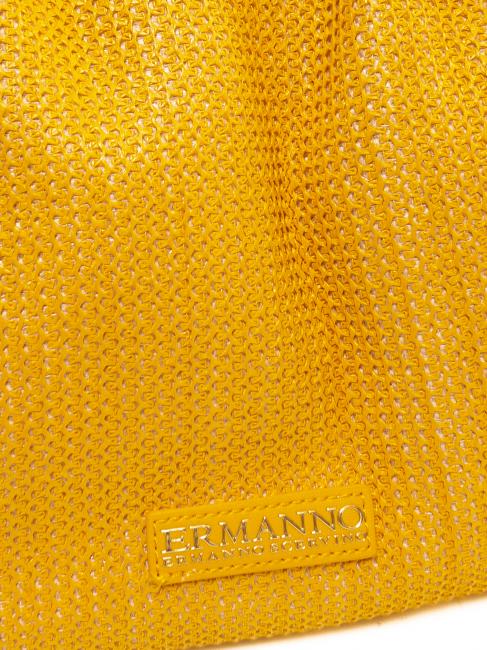 GIOVANNA Straw Shopping Bag yellow - Borse Donna