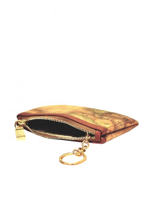 ALVIERO MARTINI 1 ^ CLASS Astuccio Portachiavi GEO CLASSIC, Made in Italy NATURALE - Portachiavi