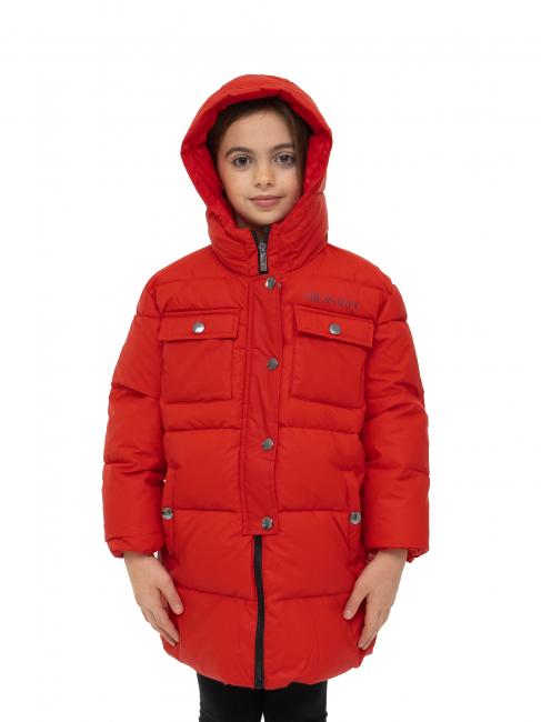 HIDEYORI Giubbino lungo imbottito red - Giacche