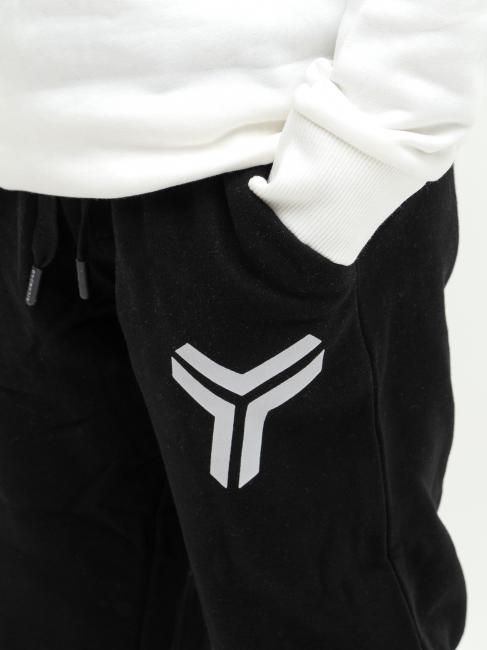 HEEP Set felpa e pantalone off-white/black - Tute bambini
