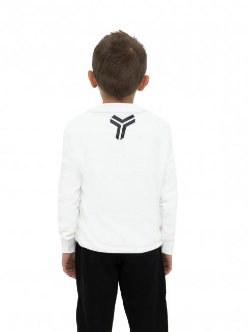 HEEP Set felpa e pantalone off-white/black - Tute bambini